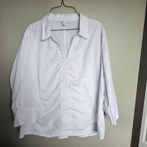 Cato white cotton shirt size XL